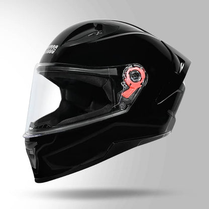 Studds Raider Super ISI Certified Full Face Helmet for Motorcycling with Spoiler & Clear Visor