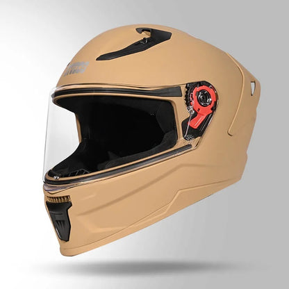 Studds Raider Super ISI Certified Full Face Helmet for Motorcycling with Spoiler & Clear Visor
