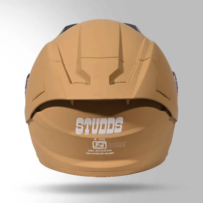 Studds Raider Super ISI Certified Full Face Helmet for Motorcycling with Spoiler & Clear Visor