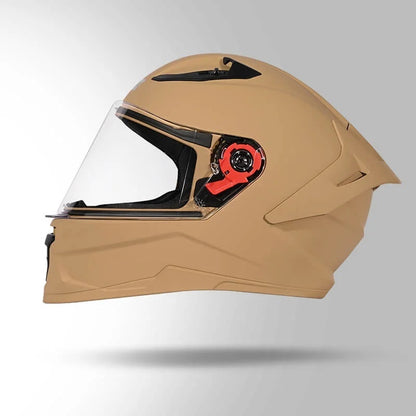 Studds Raider Super ISI Certified Full Face Helmet for Motorcycling with Spoiler & Clear Visor