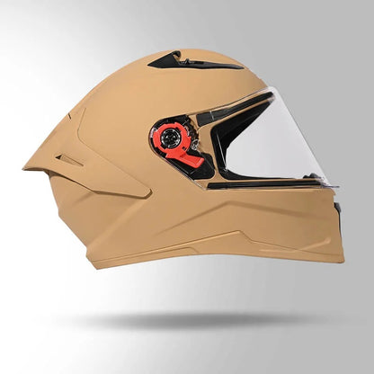 Studds Raider Super ISI Certified Full Face Helmet for Motorcycling with Spoiler & Clear Visor
