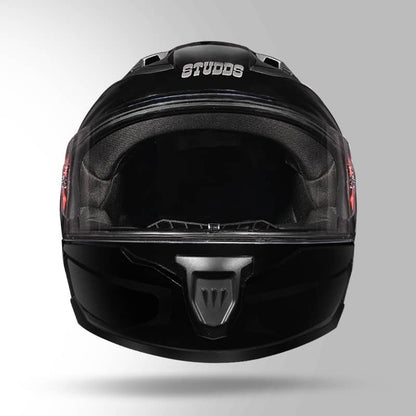 Studds Raider Super ISI Certified Full Face Helmet for Motorcycling with Spoiler & Clear Visor