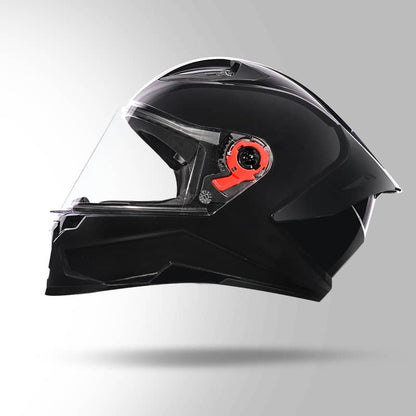 Studds Raider Super ISI Certified Full Face Helmet for Motorcycling with Spoiler & Clear Visor