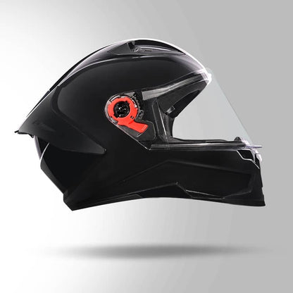 Studds Raider Super ISI Certified Full Face Helmet for Motorcycling with Spoiler & Clear Visor