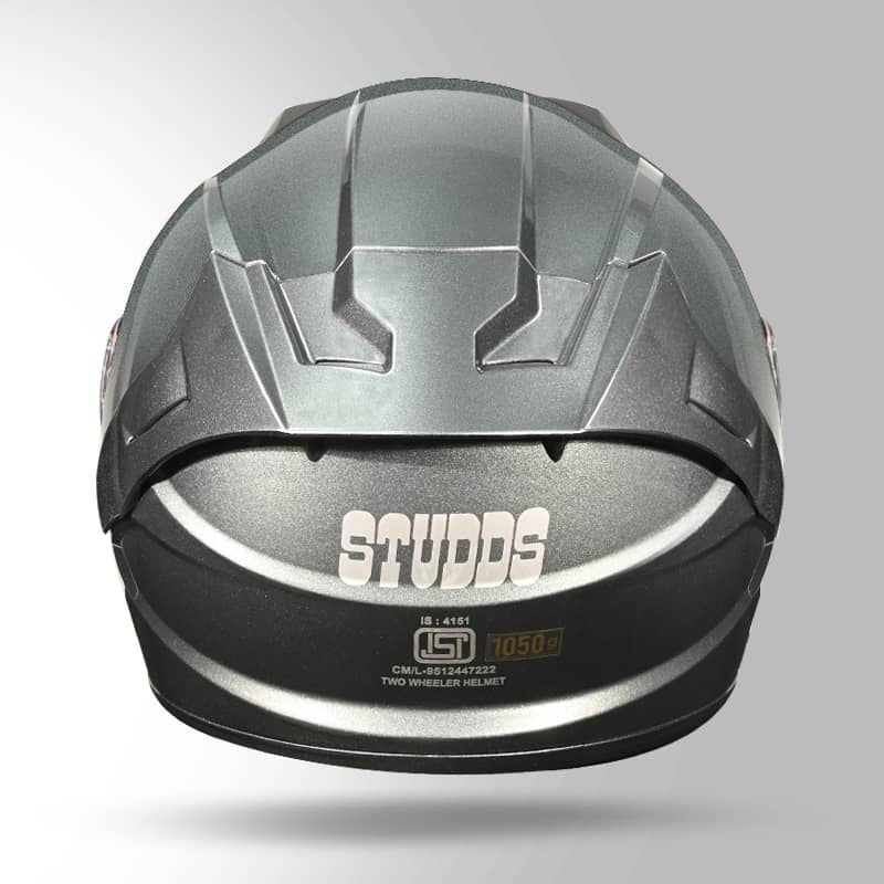 GUB Studds Raider Super ISI Certified Full Face Helmet for Motorcycling with Spoiler & Clear Visor