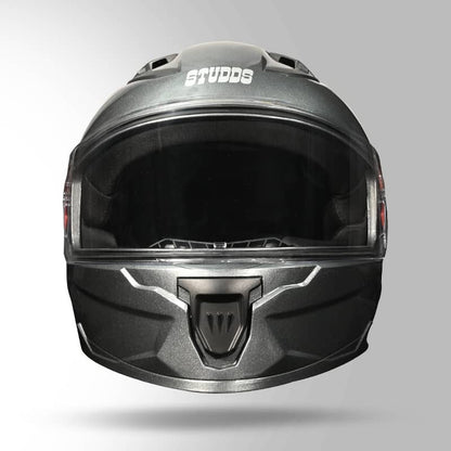 Studds Raider Super ISI Certified Full Face Helmet for Motorcycling with Spoiler & Clear Visor