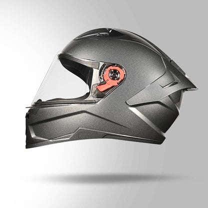 Studds Raider Super ISI Certified Full Face Helmet for Motorcycling with Spoiler & Clear Visor