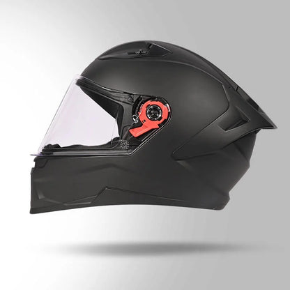 Studds Raider Super ISI Certified Full Face Helmet for Motorcycling with Spoiler & Clear Visor