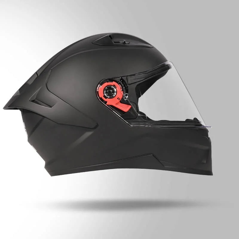 GUB Studds Raider Super ISI Certified Full Face Helmet for Motorcycling with Spoiler & Clear Visor