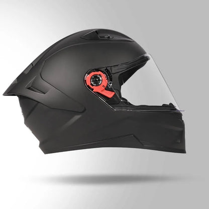 Studds Raider Super ISI Certified Full Face Helmet for Motorcycling with Spoiler & Clear Visor
