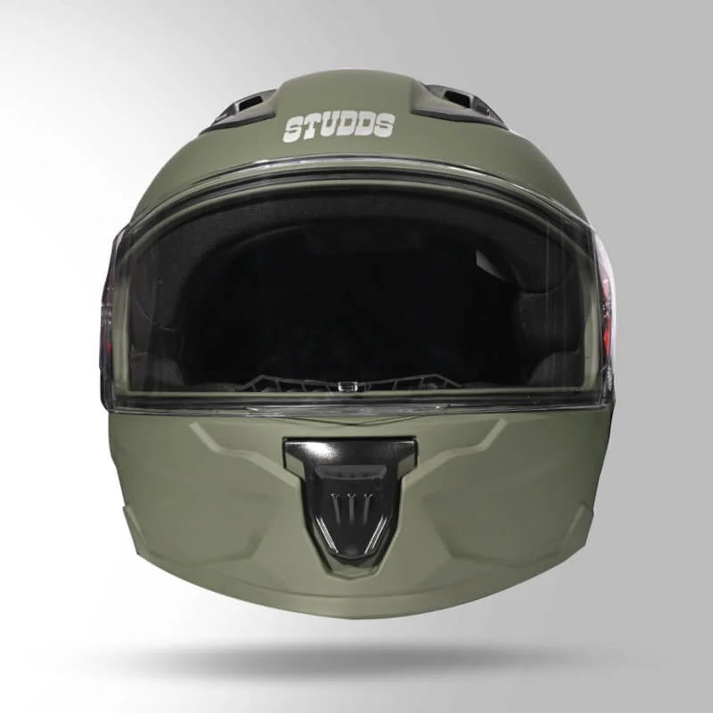 GUB Studds Raider Super ISI Certified Full Face Helmet for Motorcycling with Spoiler & Clear Visor