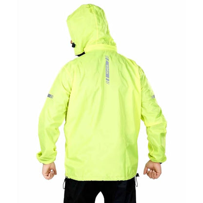 Raida Drymax 15K Rain Jacket | 15,000mm Waterproof | Mesh Lining for Ventilation | Removable Hoodie | Adjustable Fit | Ideal for Riding & Outdoor Use