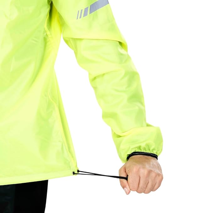 Raida Drymax 15K Rain Jacket | 15,000mm Waterproof | Mesh Lining for Ventilation | Removable Hoodie | Adjustable Fit | Ideal for Riding & Outdoor Use