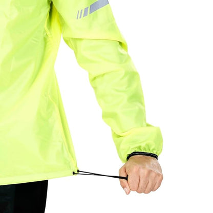 Raida Drymax 15K Rain Jacket | 15,000mm Waterproof | Mesh Lining for Ventilation | Removable Hoodie | Adjustable Fit | Ideal for Riding & Outdoor Use