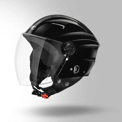 STUDDS RAY Super ISI Certified Open FACE Helmet for Men and Women with D - Ring Lock