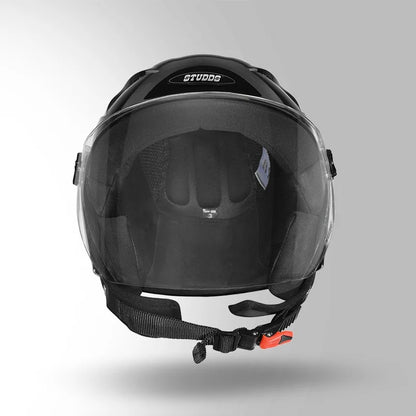 STUDDS RAY Super ISI Certified Open FACE Helmet for Men and Women with D - Ring Lock