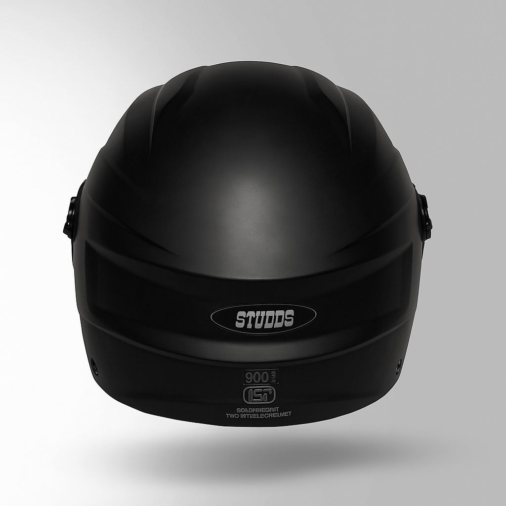 GUB STUDDS RAY Super ISI Certified Open FACE Helmet for Men and Women with D - Ring Lock