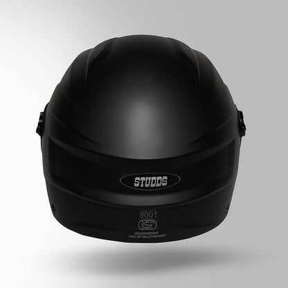 STUDDS RAY Super ISI Certified Open FACE Helmet for Men and Women with D - Ring Lock