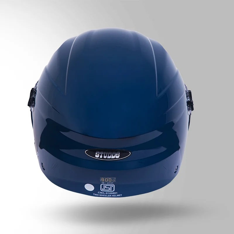 GUB STUDDS RAY Super ISI Certified Open FACE Helmet for Men and Women with D - Ring Lock