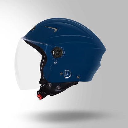 STUDDS RAY Super ISI Certified Open FACE Helmet for Men and Women with D - Ring Lock
