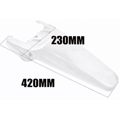 Rear Flexi Mudguard for Motorcycles – Universal Plastic Splash Guard, Protects from Mud & Water, Keeps Bike Clean, Easy Fit (Best Fit for Xpulse & Dirt Bikes)