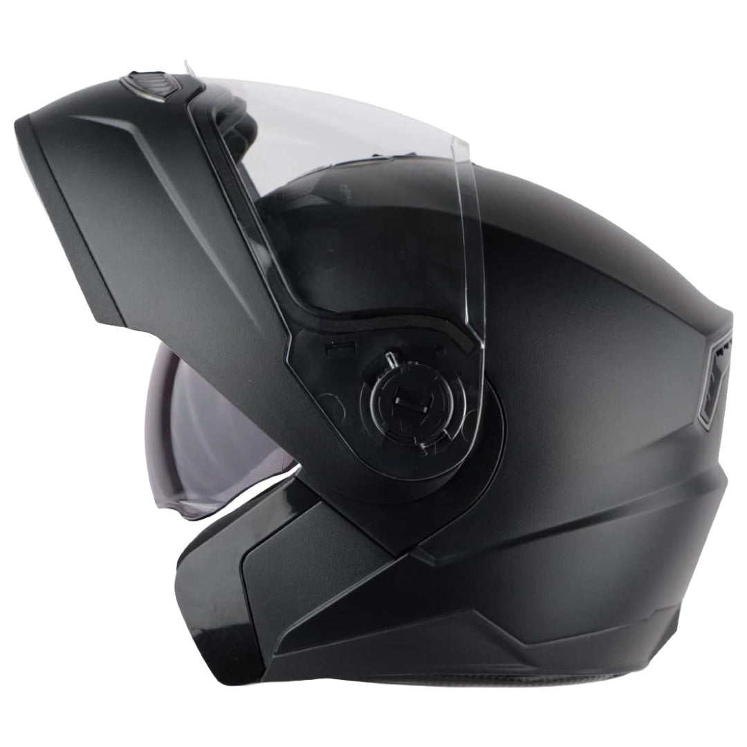 Steelbird SBA-7 ISI Certified Flip-Up Helmet for Men and Women with Inner Smoke Sun Shield