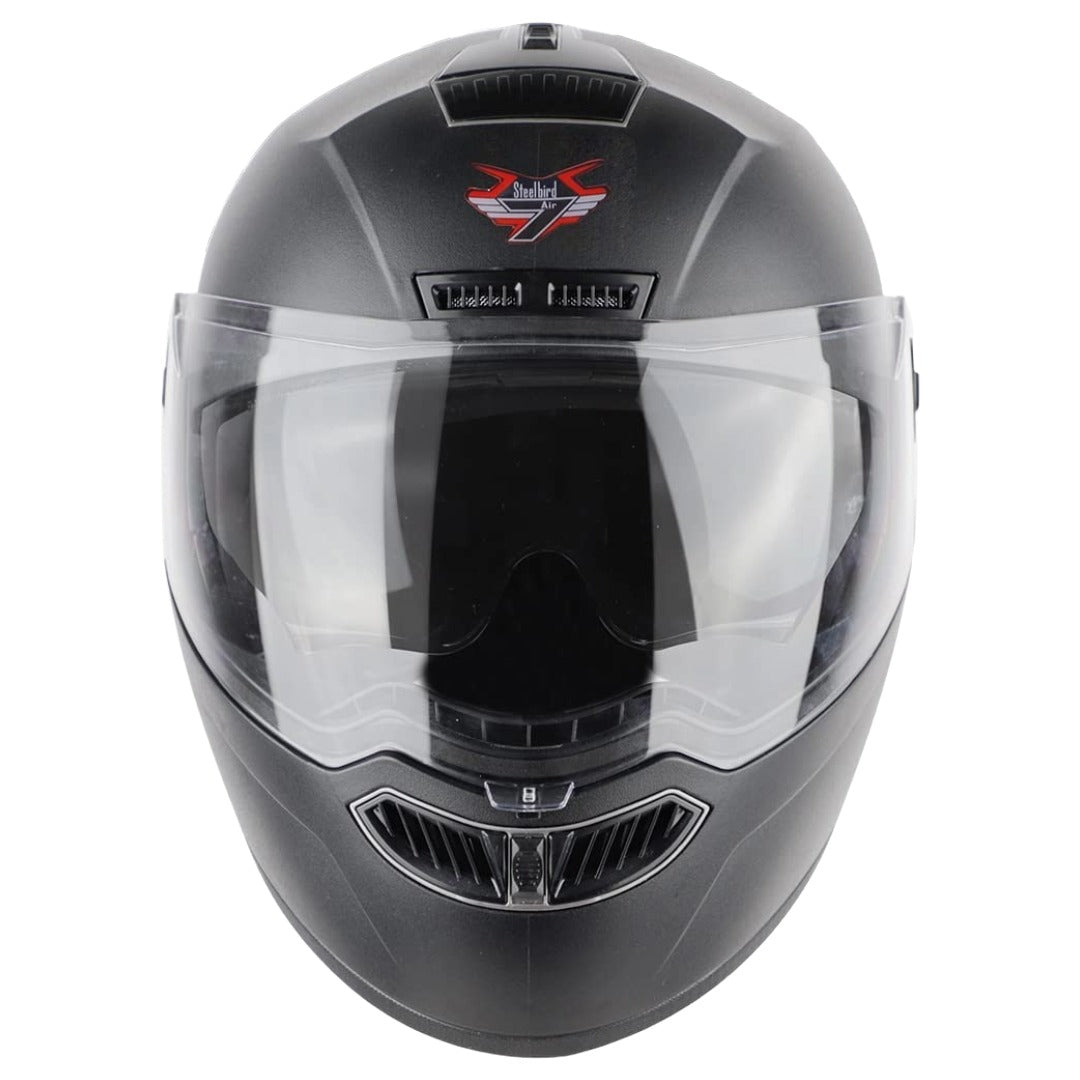 Steelbird SBA-7 ISI Certified Flip-Up Helmet for Men and Women with Inner Smoke Sun Shield