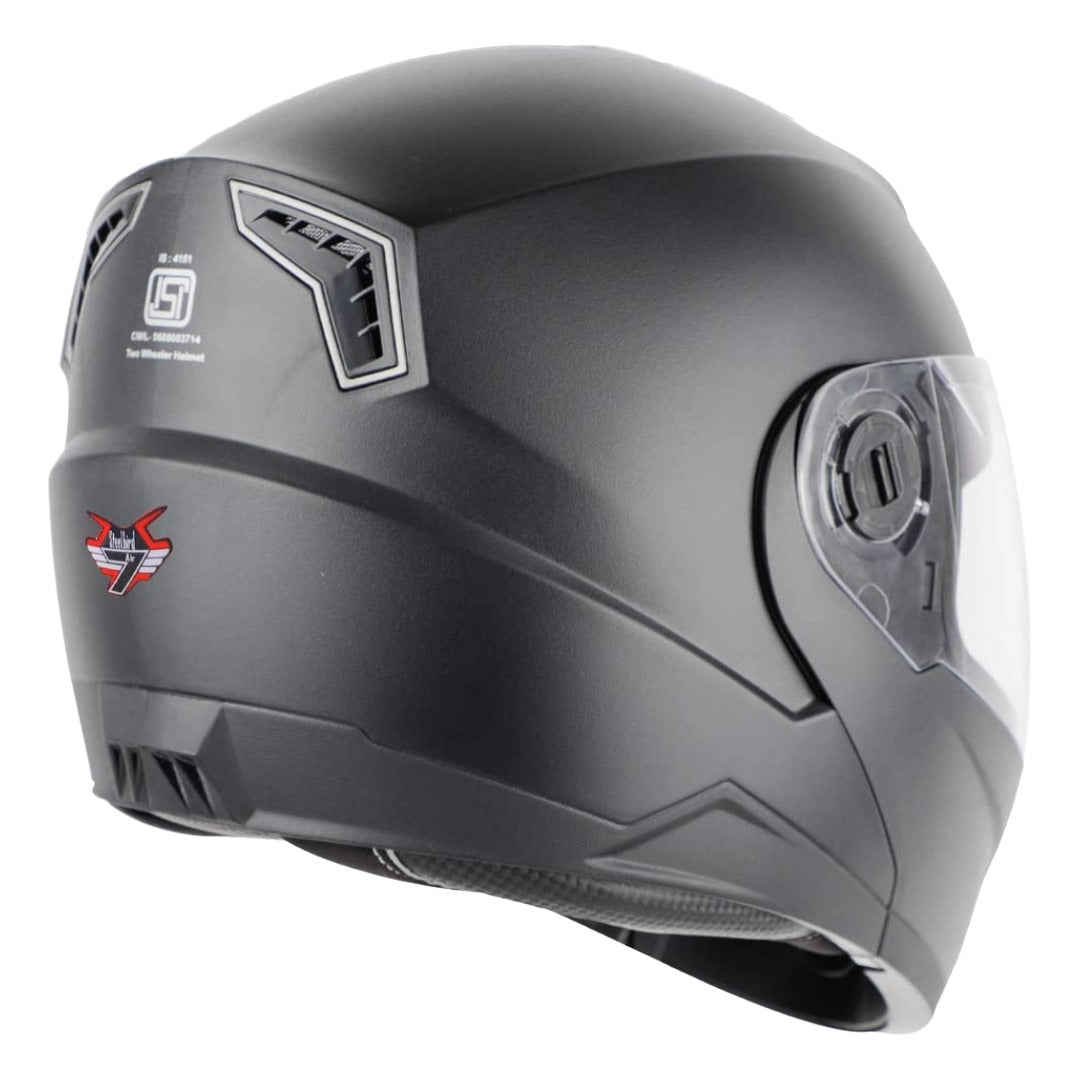 Steelbird SBA-7 ISI Certified Flip-Up Helmet for Men and Women with Inner Smoke Sun Shield