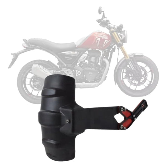Rear Mudguard | Tyre Hugger | Mudguard | Splash Guard with 3MM Thickness Metal Clamp Only Suitable for Scrambler 400