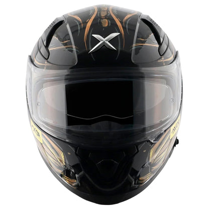 Axor Apex Seadevil ISI ECE DOT Certified Full Face Dual Visor Helmet for Men and Women with Pinlock Fitted Outer Clear Visor and Inner Smoke Sun Visor