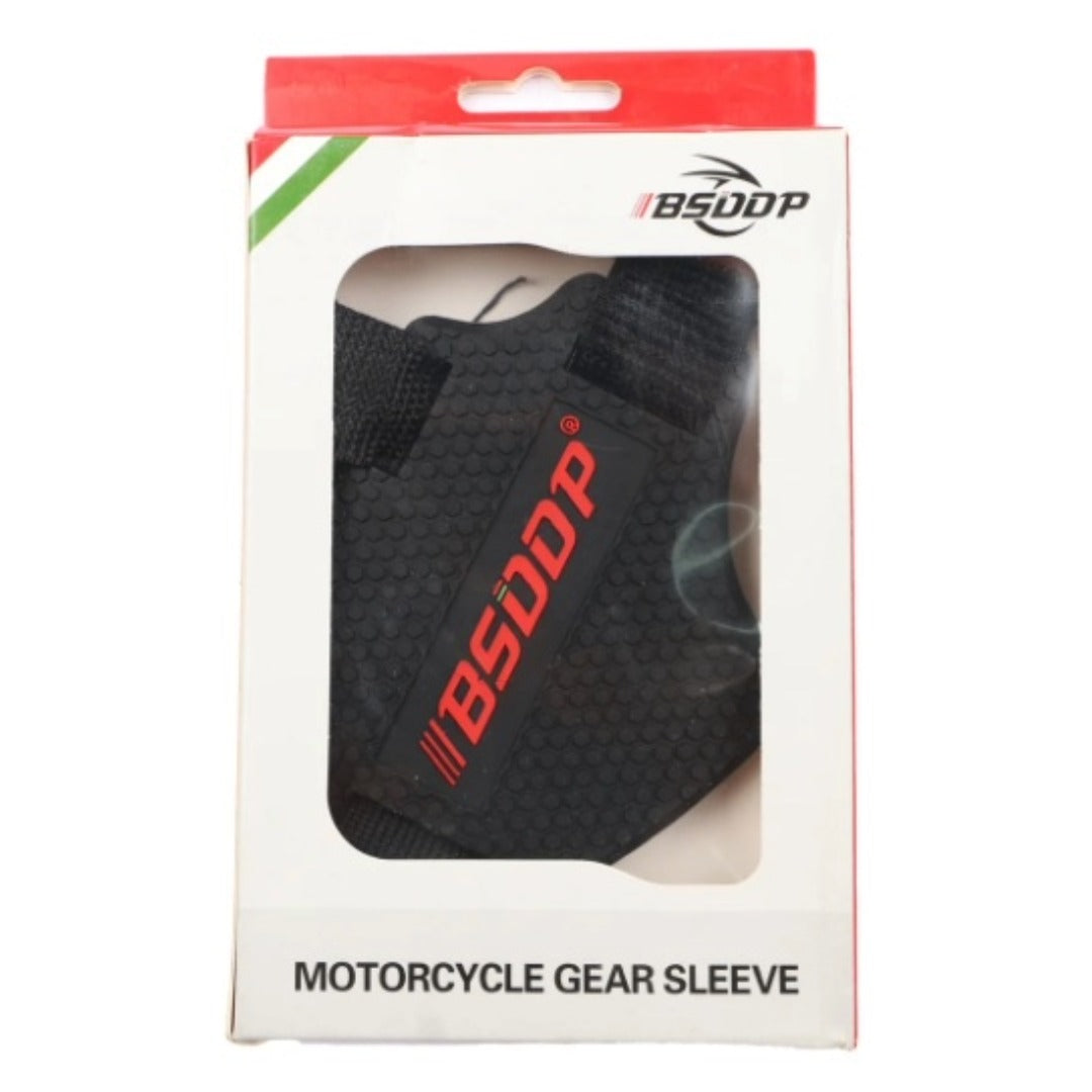 Gear Sleeve Shoe Protector for Motorcycle Riding, BLACK