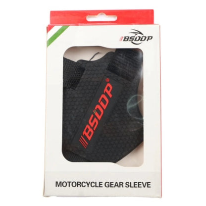 Gear Sleeve Shoe Protector for Motorcycle Riding, BLACK