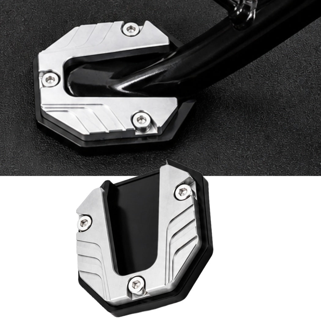 Universal Scooter Side Stand Extension, CNC Aluminium Kickstand Pad, Durable Parking Support Foot for Honda Activa, Dio, Scooty & Ntorq