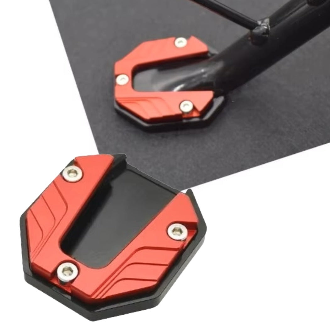 Universal Scooter Side Stand Extension, CNC Aluminium Kickstand Pad, Durable Parking Support Foot for Honda Activa, Dio, Scooty & Ntorq
