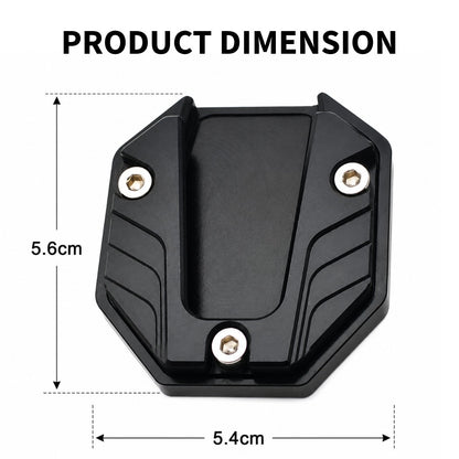 Universal Scooter Side Stand Extension, CNC Aluminium Kickstand Pad, Durable Parking Support Foot for Honda Activa, Dio, Scooty & Ntorq