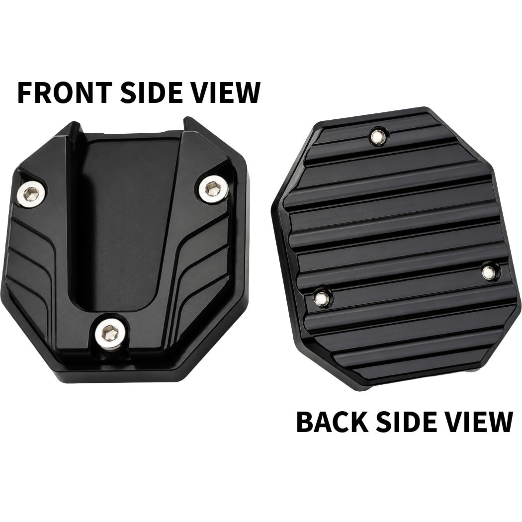 Universal Scooter Side Stand Extension, CNC Aluminium Kickstand Pad, Durable Parking Support Foot for Honda Activa, Dio, Scooty & Ntorq