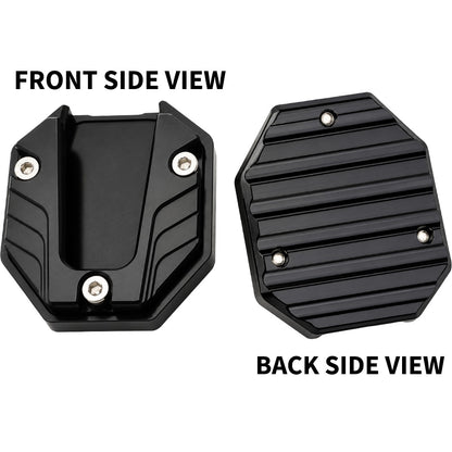 Universal Scooter Side Stand Extension, CNC Aluminium Kickstand Pad, Durable Parking Support Foot for Honda Activa, Dio, Scooty & Ntorq