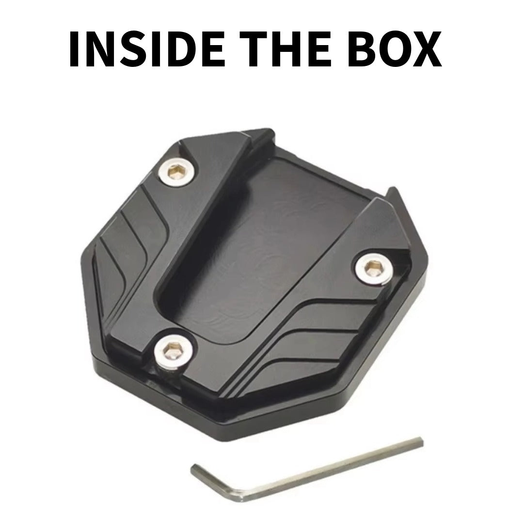 Universal Scooter Side Stand Extension, CNC Aluminium Kickstand Pad, Durable Parking Support Foot for Honda Activa, Dio, Scooty & Ntorq