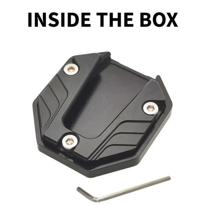 Universal Scooter Side Stand Extension, CNC Aluminium Kickstand Pad, Durable Parking Support Foot for Honda Activa, Dio, Scooty & Ntorq