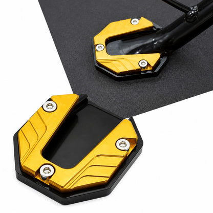 Universal Scooter Side Stand Extension, CNC Aluminium Kickstand Pad, Durable Parking Support Foot for Honda Activa, Dio, Scooty & Ntorq