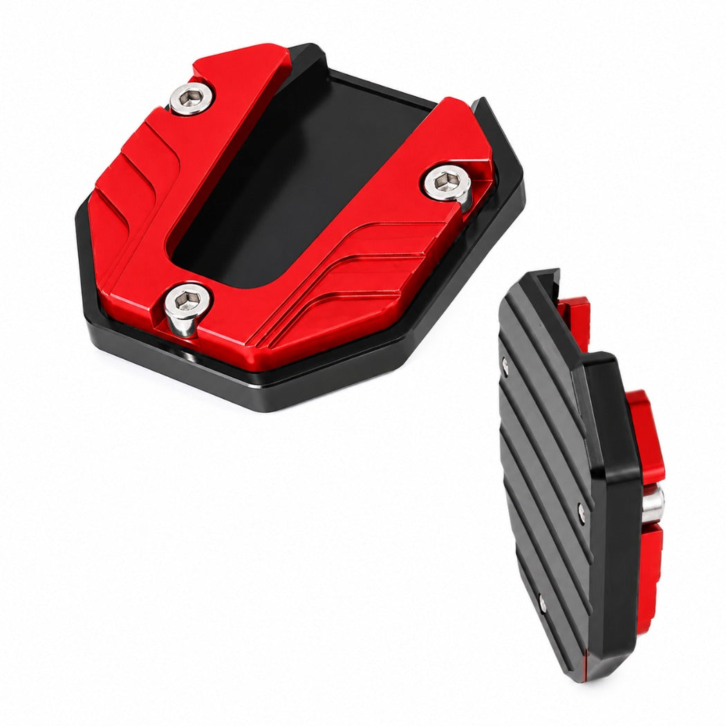 Universal Scooter Side Stand Extension, CNC Aluminium Kickstand Pad, Durable Parking Support Foot for Honda Activa, Dio, Scooty & Ntorq
