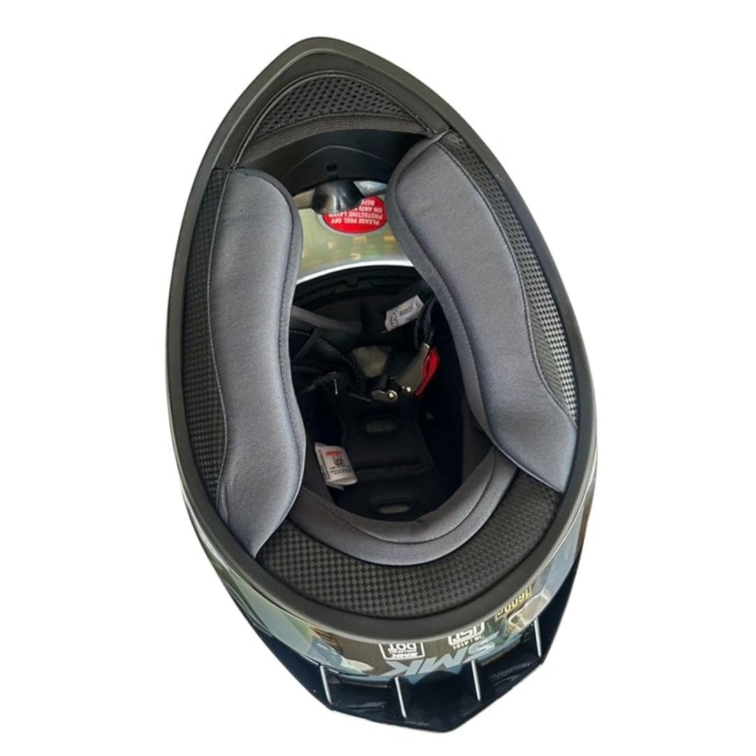 GUB SMK Stellar Sports Stage Full FACE Helmet with PINLOCK