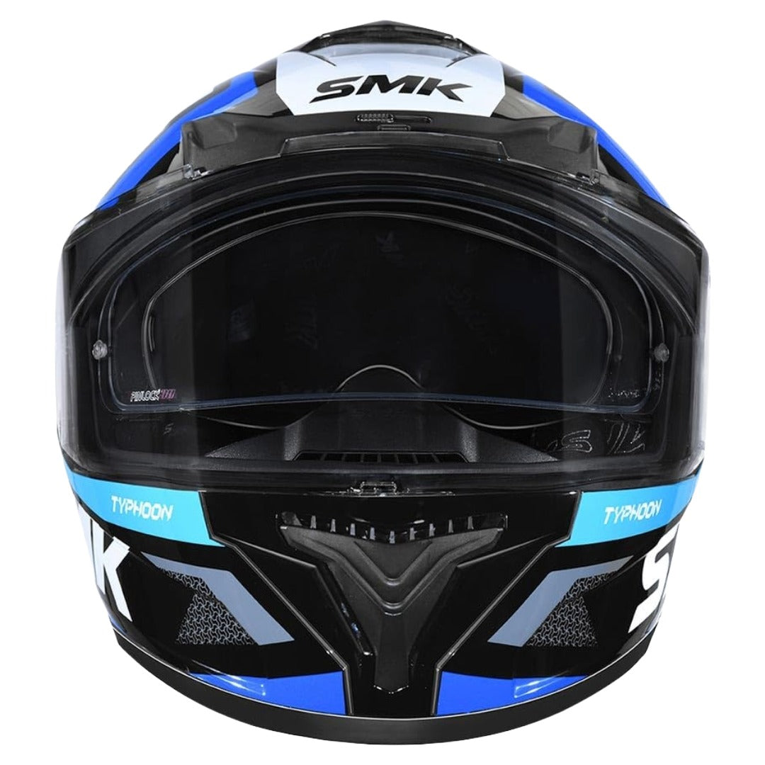 GUB SMK Typhoon Thorn ISI ECE & DOT Certified Full Face Dual Visor Helmet for Men and Women with Pinlock Fitted Clear Visor and Inner Sun Visor