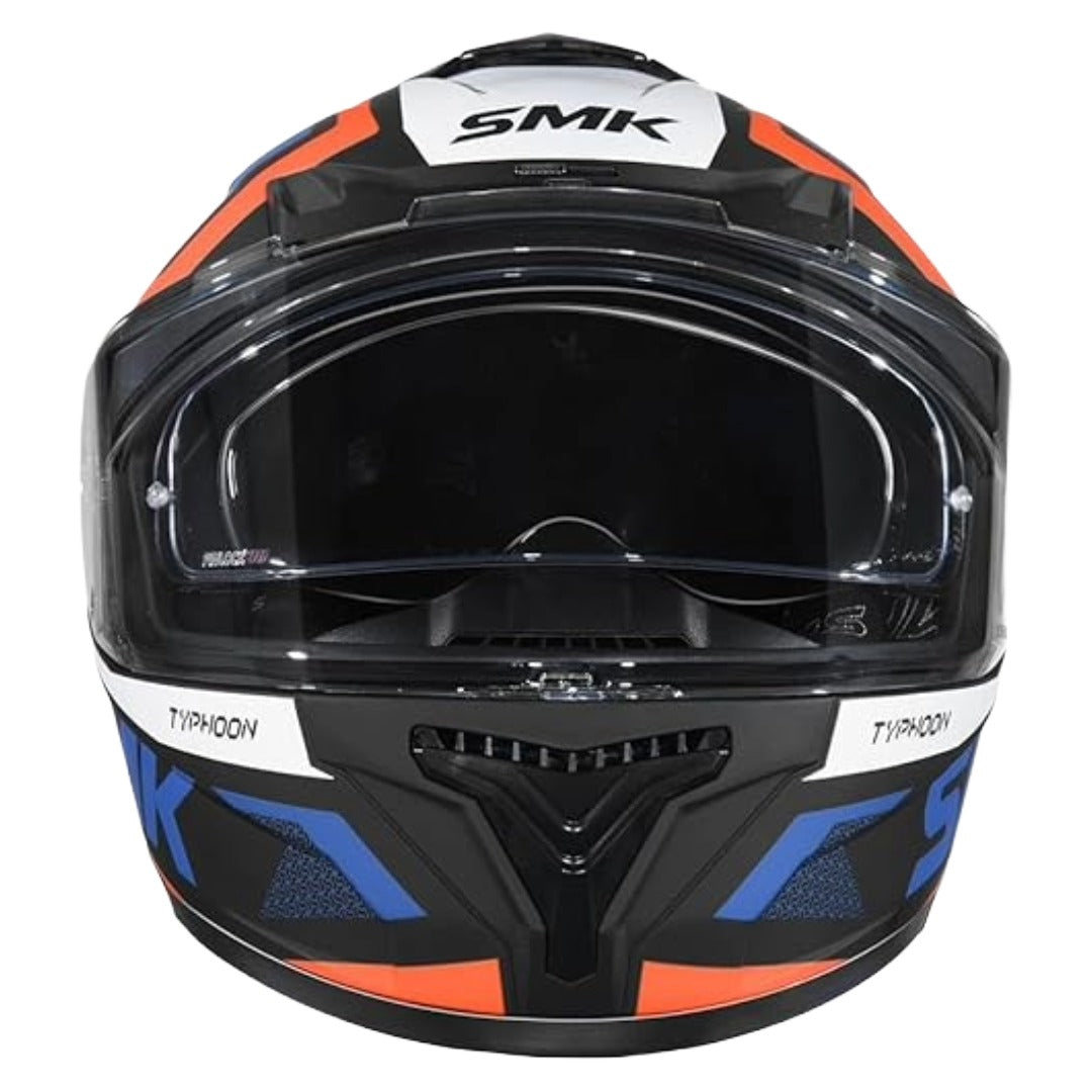 GUB SMK Typhoon Thorn ISI ECE & DOT Certified Full Face Dual Visor Helmet for Men and Women with Pinlock Fitted Clear Visor and Inner Sun Visor