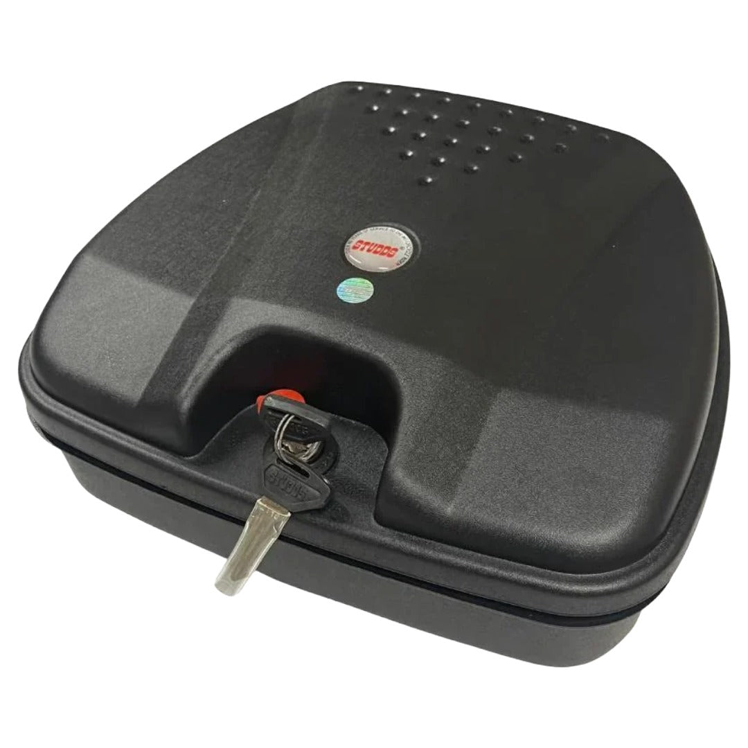 Studds Mobike Luggage Vault Box with Cargonet (Matte Black)