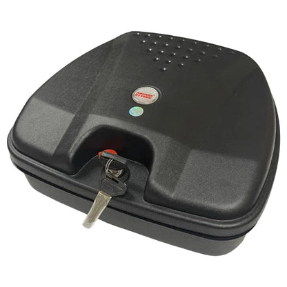 Studds Mobike Luggage Vault Box with Cargonet (Matte Black)