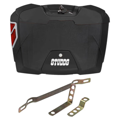 STUDDS Side Box Explorer With Universal Fitment Clamp, Black