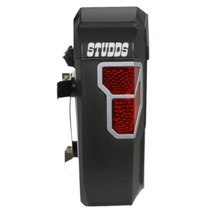 STUDDS Side Box Explorer With Universal Fitment Clamp, Black
