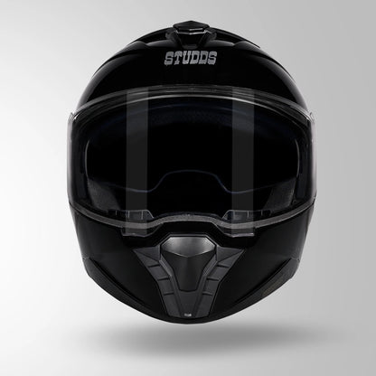 STUDDS Trooper ISI AND DOT Certified Filp - Up Full Face Helmet for Men and Women with Sun Visor