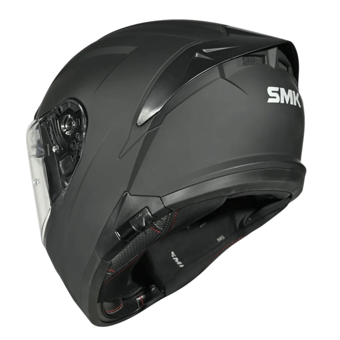 GUB SMK Helmets - Typhoon - Unicolour - Gloss Black - Dual Visor Full Face Helmet